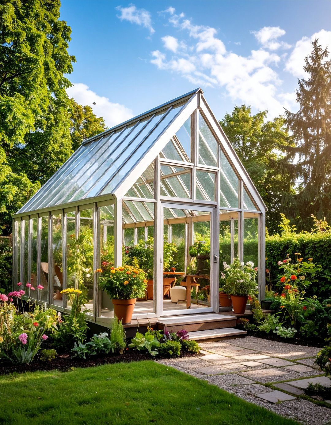 A Frame Porch Greenhouse - 24 Porch Greenhouse Ideas