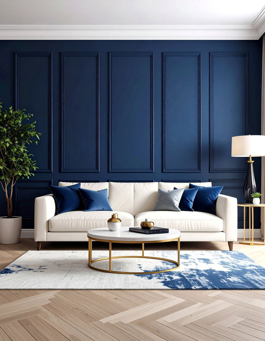Accent Wall Creation Techniques - 24 Budget Apartment Living Room Ideas