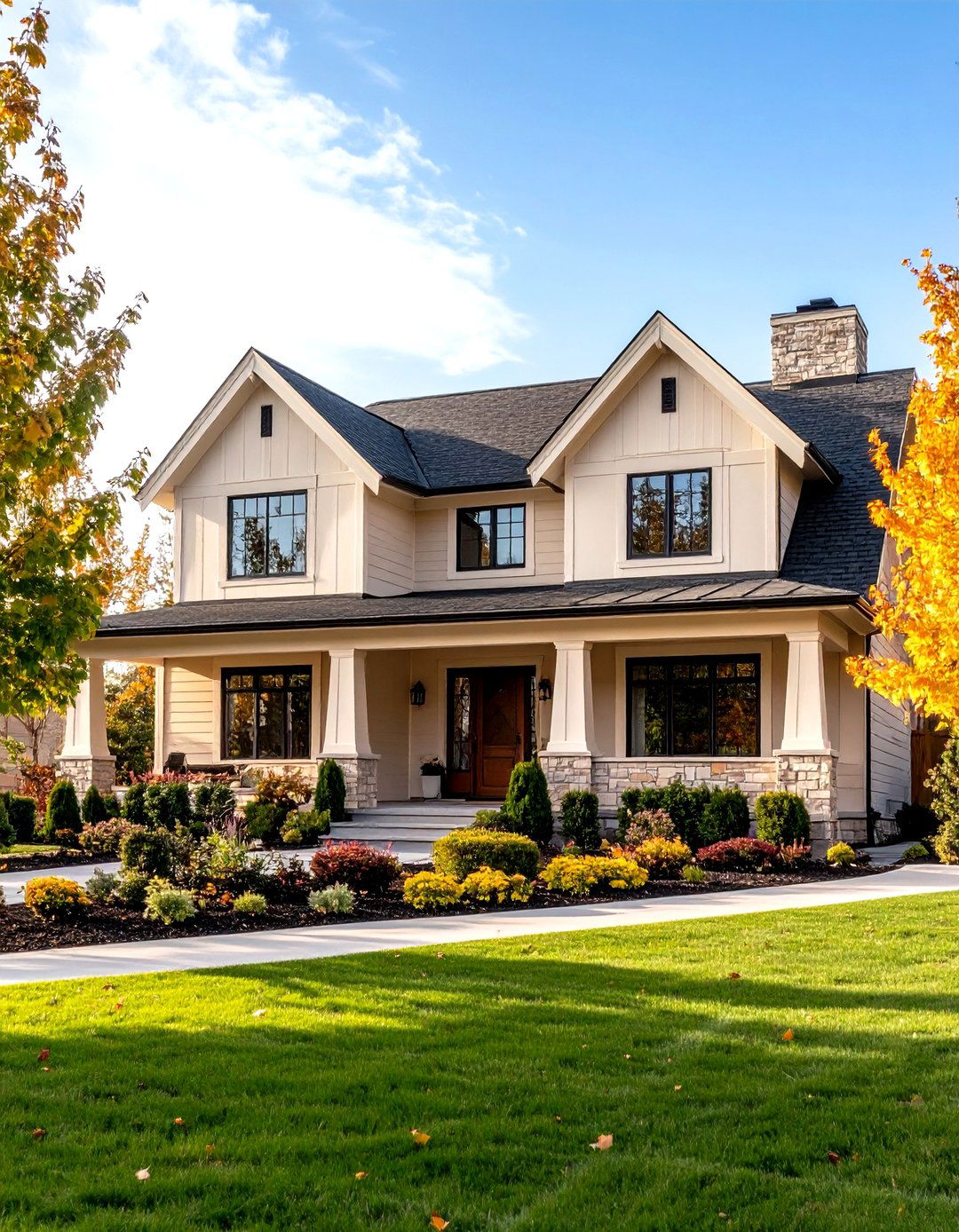 Accessible Beige Warm Sophistication - 24 Off-white Paint Colors for Home Exteriors