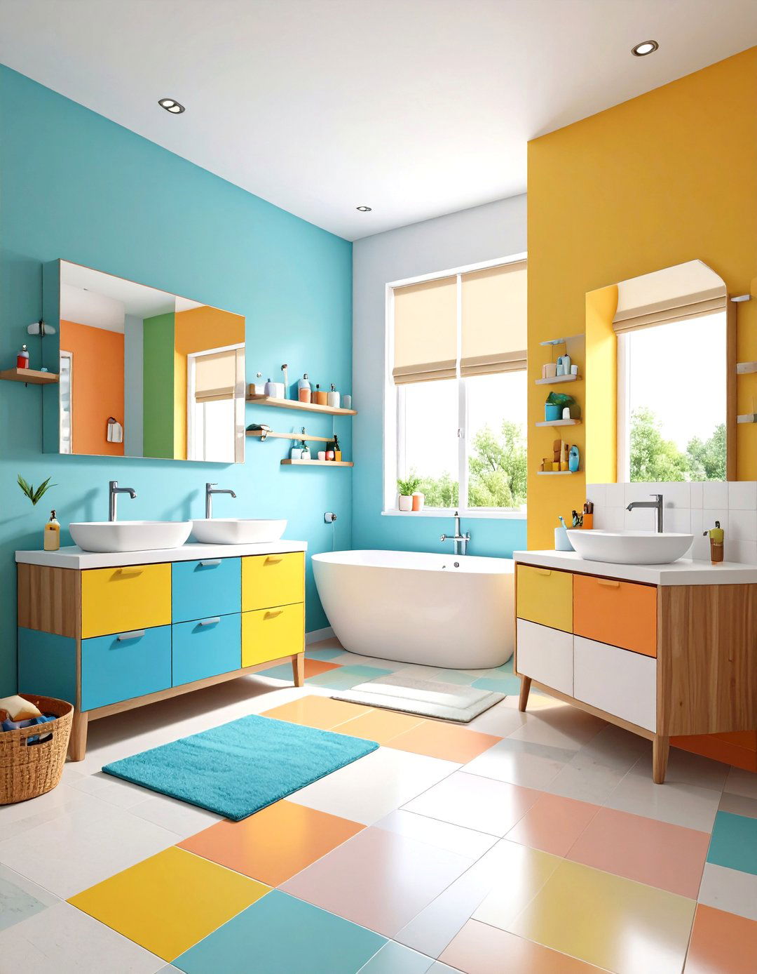 Accessible Universal Kids Bathroom Design - 24 Kids Bathroom Ideas