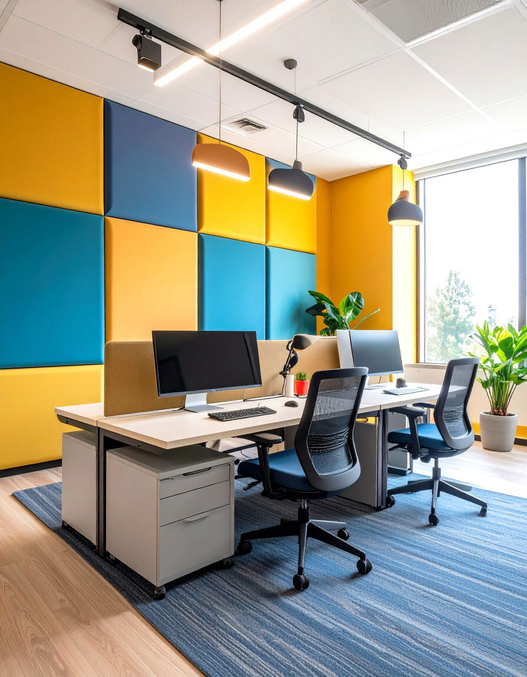 Acoustic Design Office Space - 24 Modern Home Office Ideas