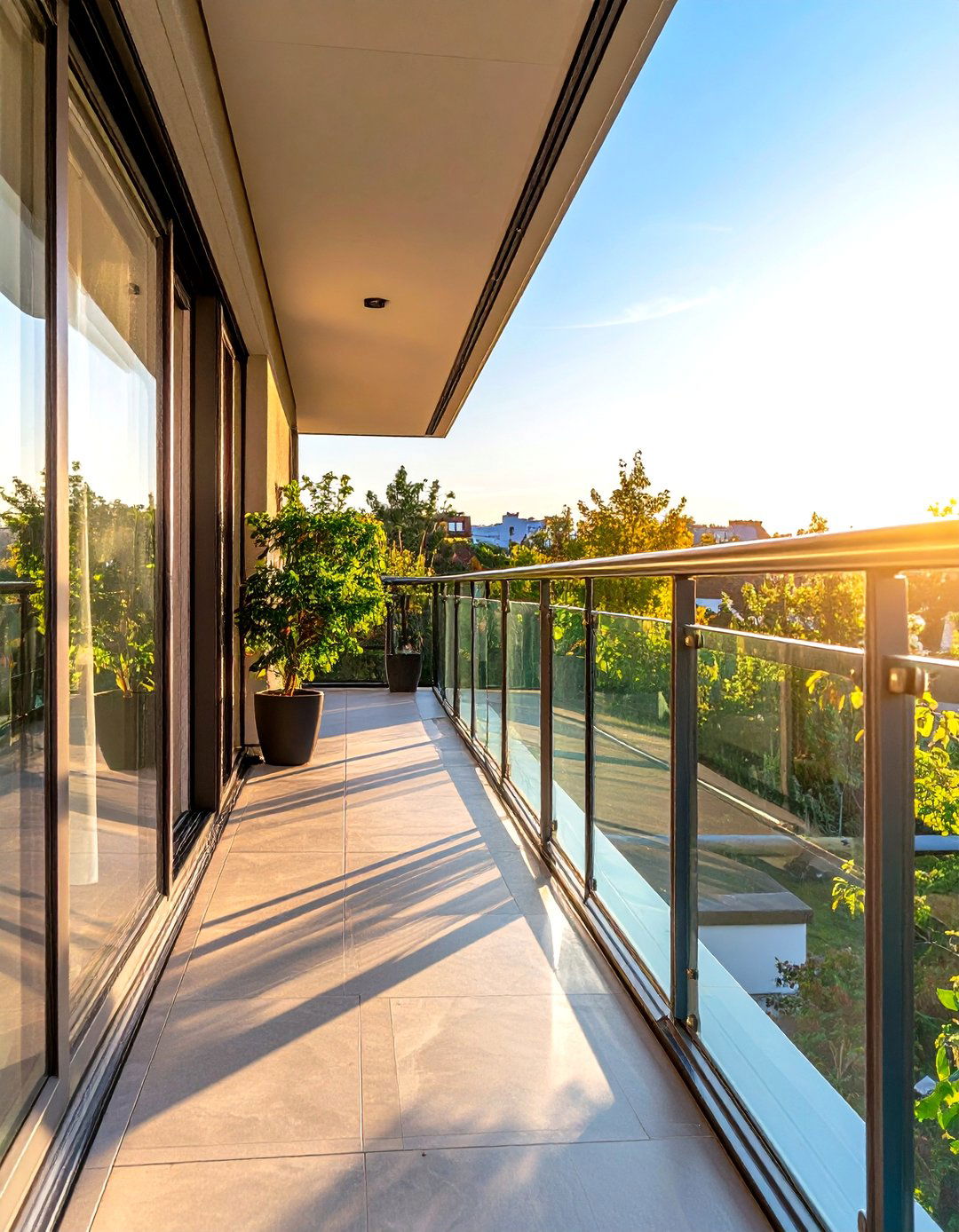 Acoustic Glass Balcony Barrier - 24 Glass Balcony Design Ideas