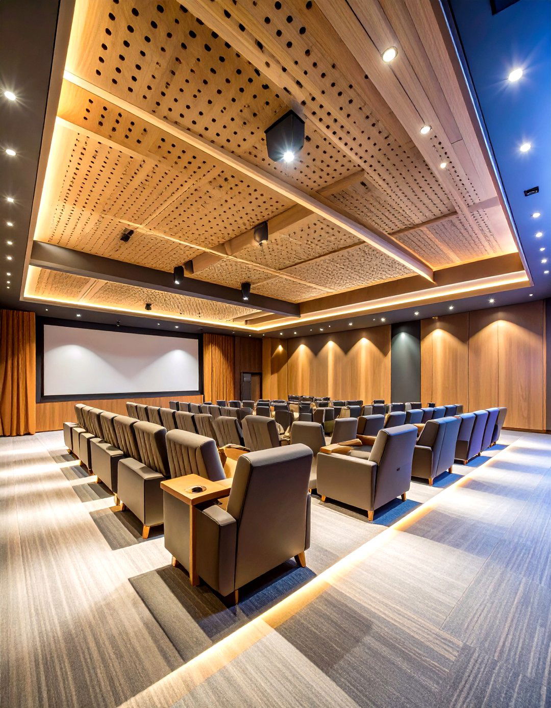 Acoustic Plywood Ceiling Panels - 24 Plywood Ceiling Ideas