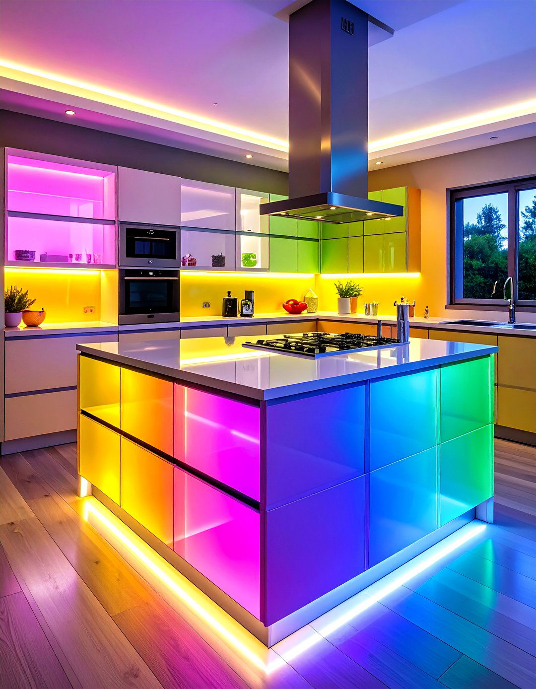 Acrylic Kitchen Countertops with Contemporary Color Schemes - 24 Kitchen Countertop Ideas