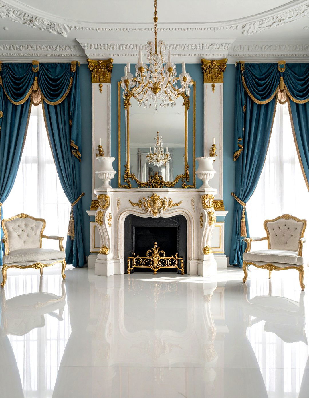 Adam Style Neoclassical Mantels - 24 Traditional Fireplaces