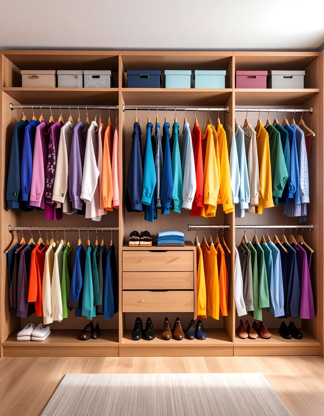 Adjustable Closet Rod Systems for Custom Heights - 24 Clothes Storage Ideas