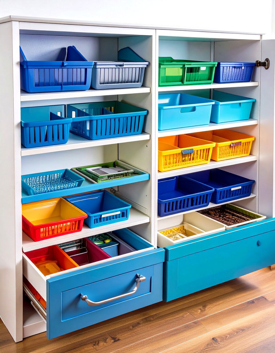 Adjustable Kitchen Cabinet Shelf Divider System - 24 Kitchen Cabinet Organization Ideas