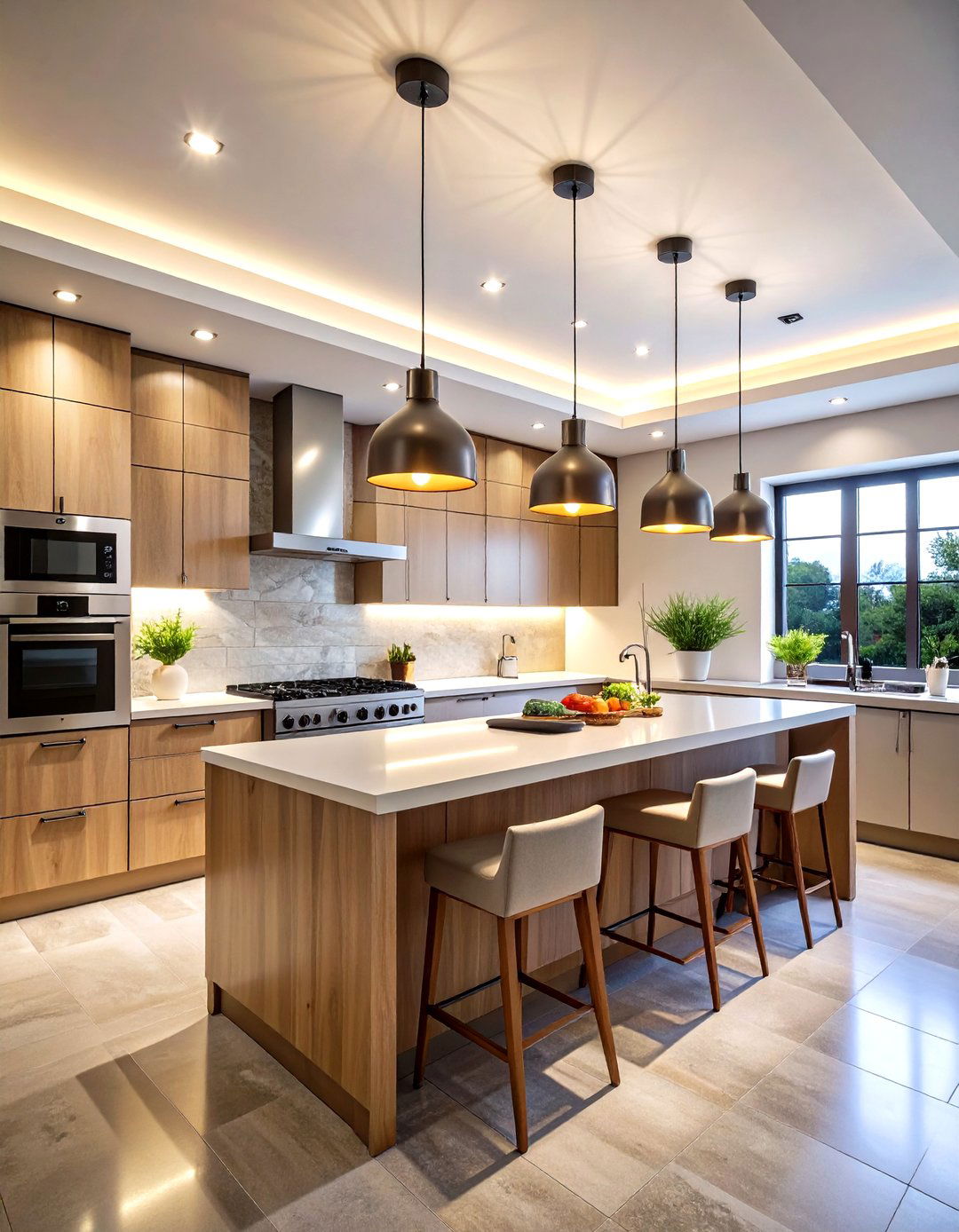Adjustable Spotlight Systems - 24 Small Kitchen Lighting Ideas