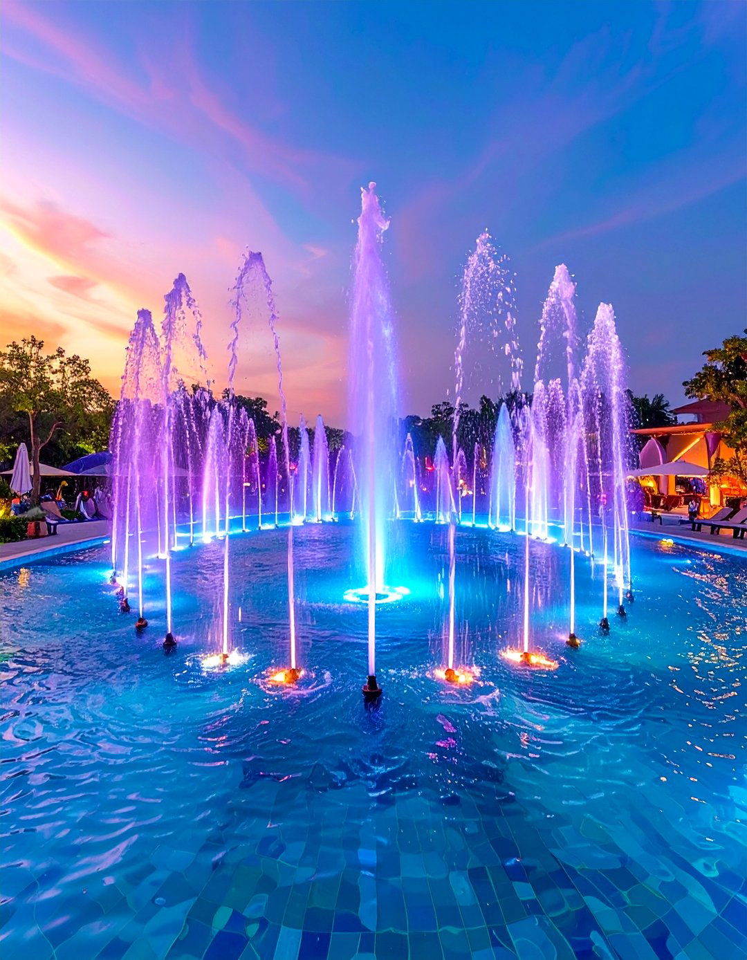 Adjustable Spray Patterns - 24 Pool Fountain Ideas