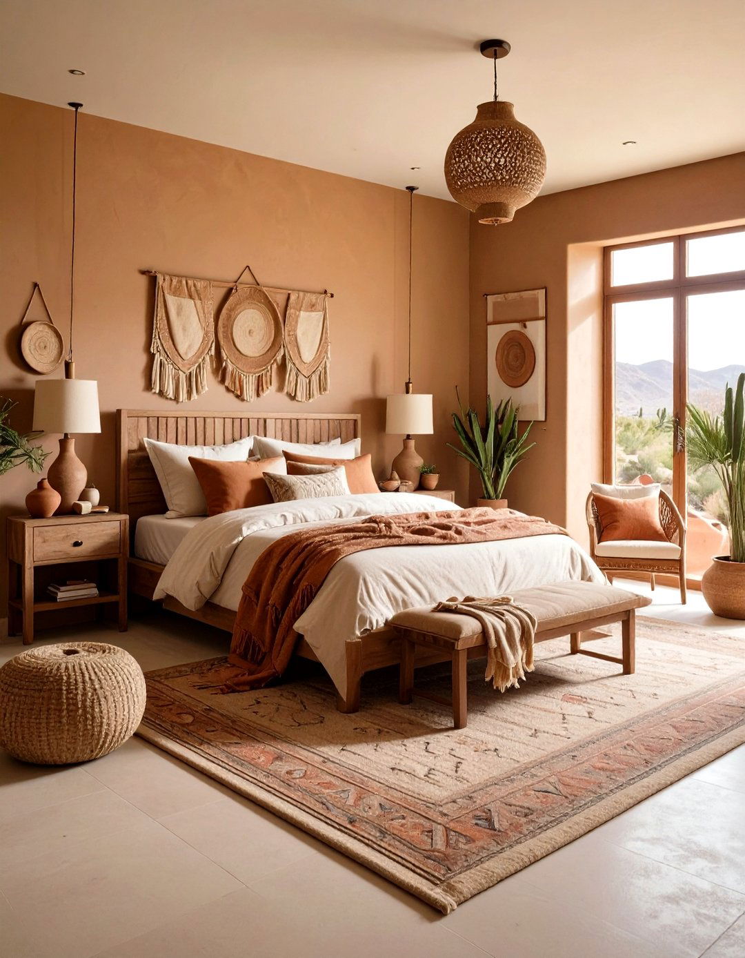 Adobe Style Bedroom Serenity - 24 Western Decor Ideas