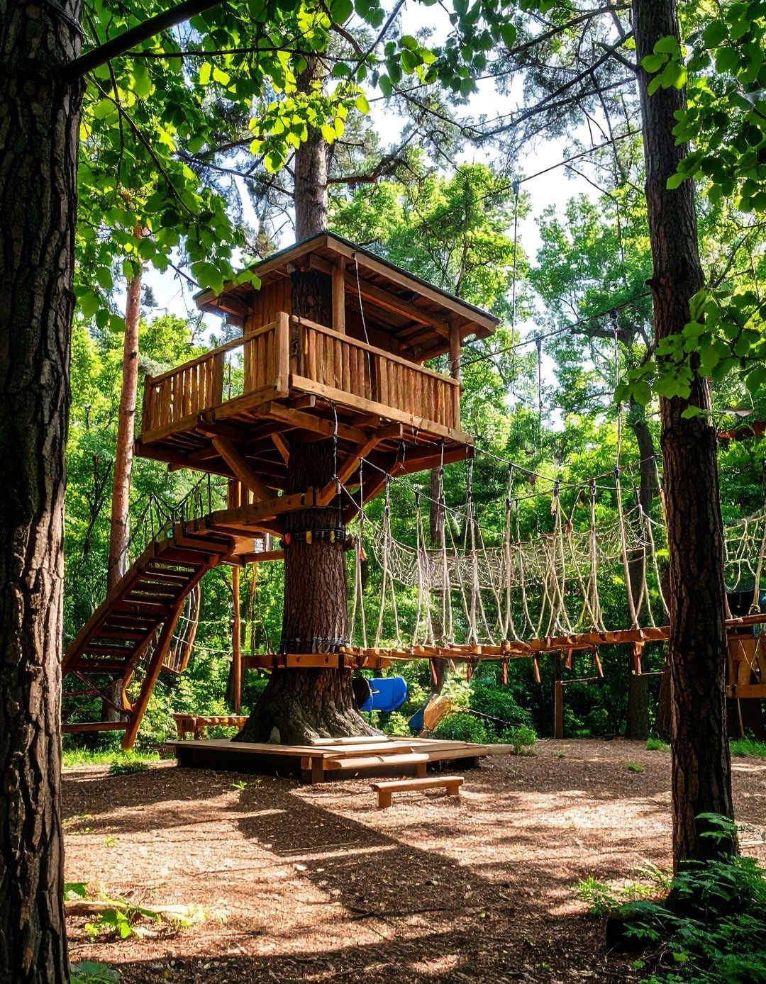 Adventure Playground Tree House - 24 Tree House Ideas