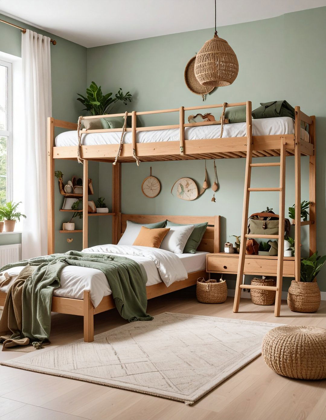 Adventure Themed Exploration Bunks - 24 bunk room ideas