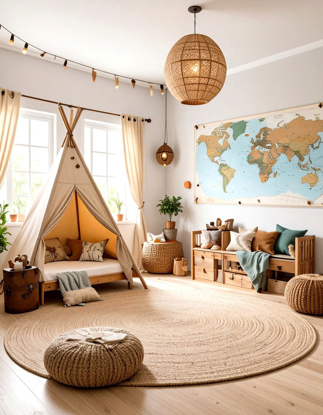 Adventure Themed Explorer Playroom - 24 playroom ideas