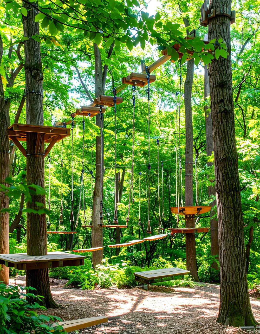 Adventure Zip Line Experience - 24 Backyard Playground Ideas