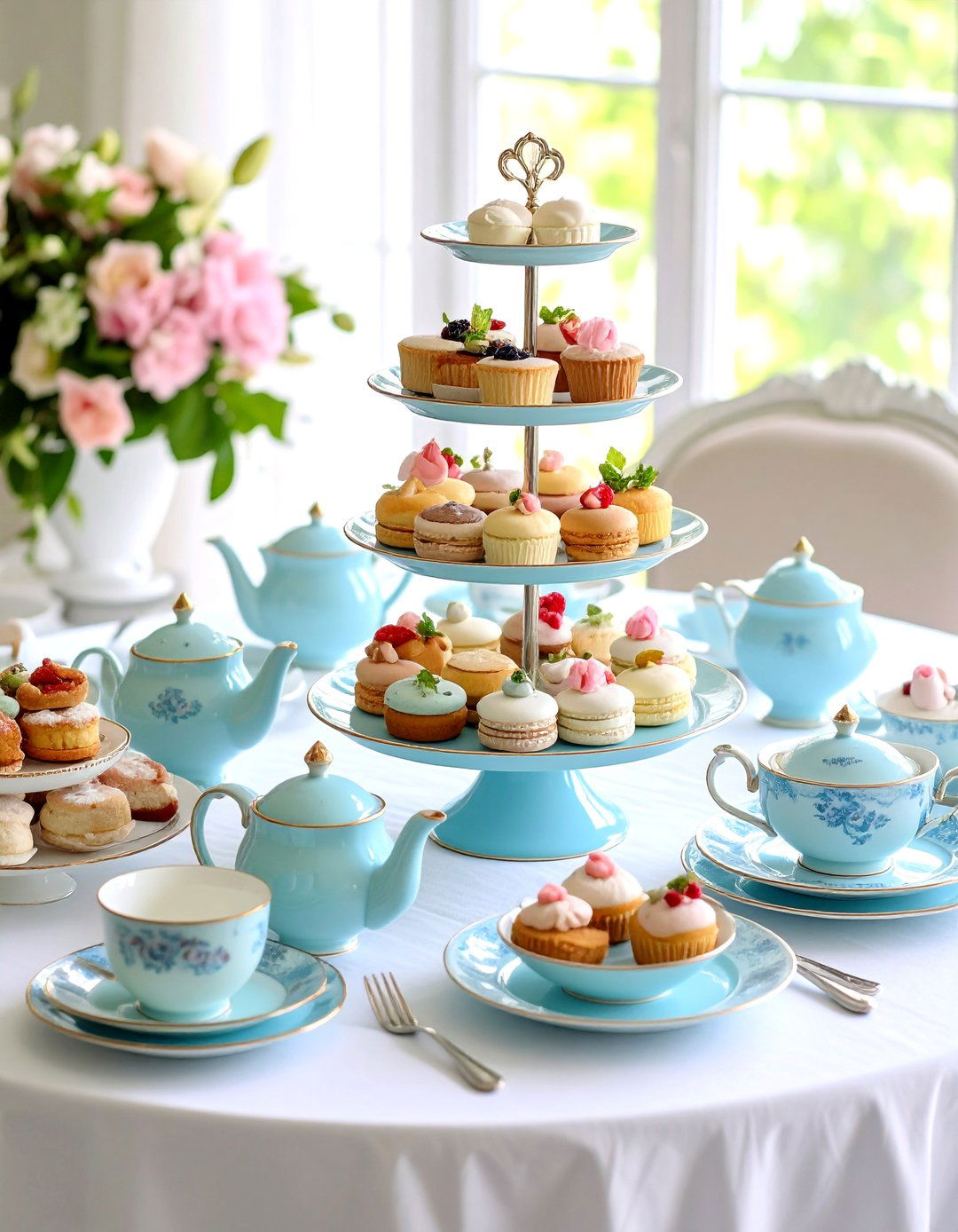 Afternoon Tea Reception - 24 Bridgerton Wedding Ideas