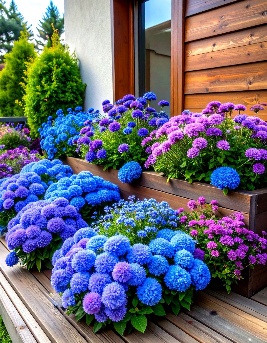 Ageratum for Fluffy Blue Clusters - 24 Flowering Plants for Balcony