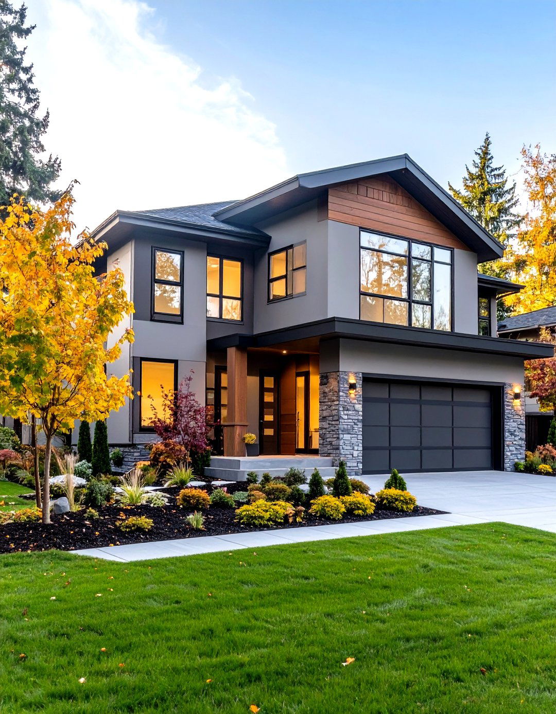 Agreeable Gray Versatile Foundation - 24 Off-white Paint Colors for Home Exteriors
