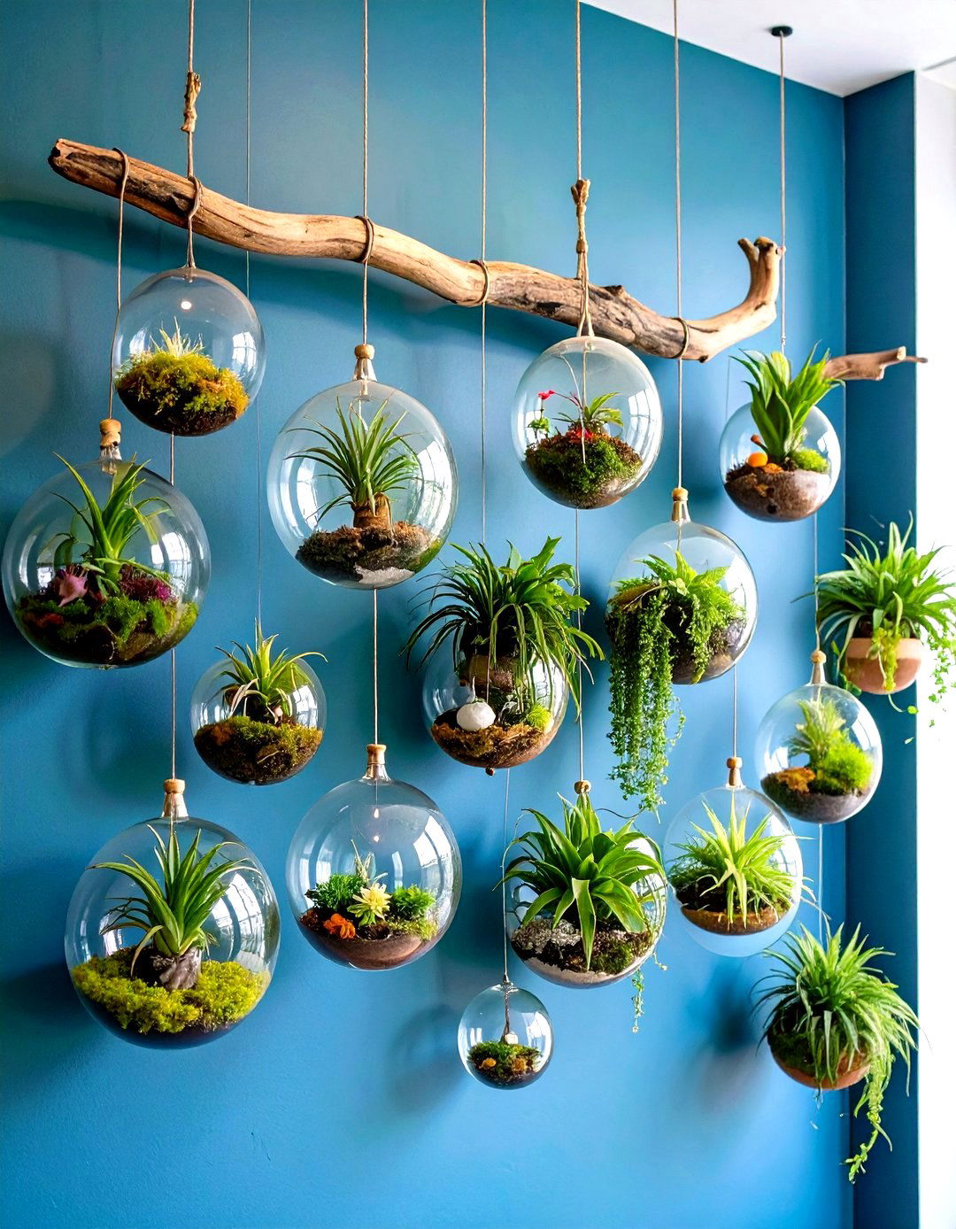 Air Plant Artistic Installations - 24 Ways Decorating With Plants