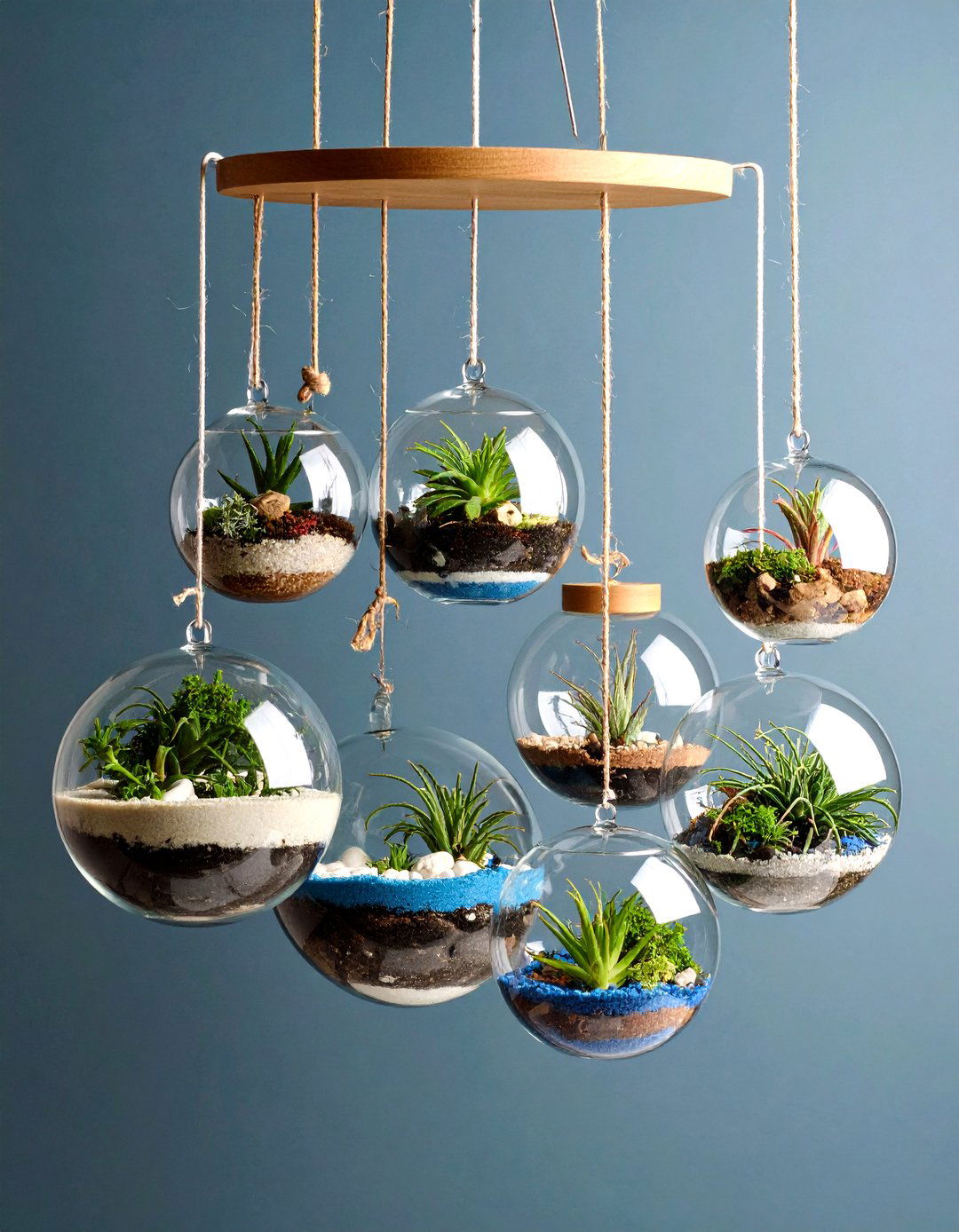 Air Plant Hanging Display - 24 Terrarium Ideas