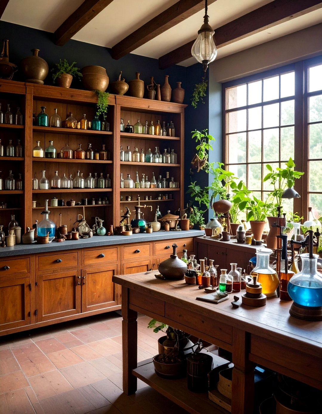 Alchemists Laboratory Study Design - 24 Dark Academia Interior Design Ideas