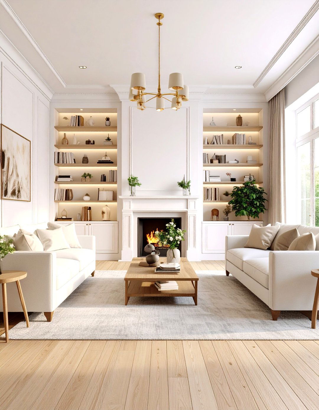 Alcove Built In Shelving - 24 Living Room Storage Ideas