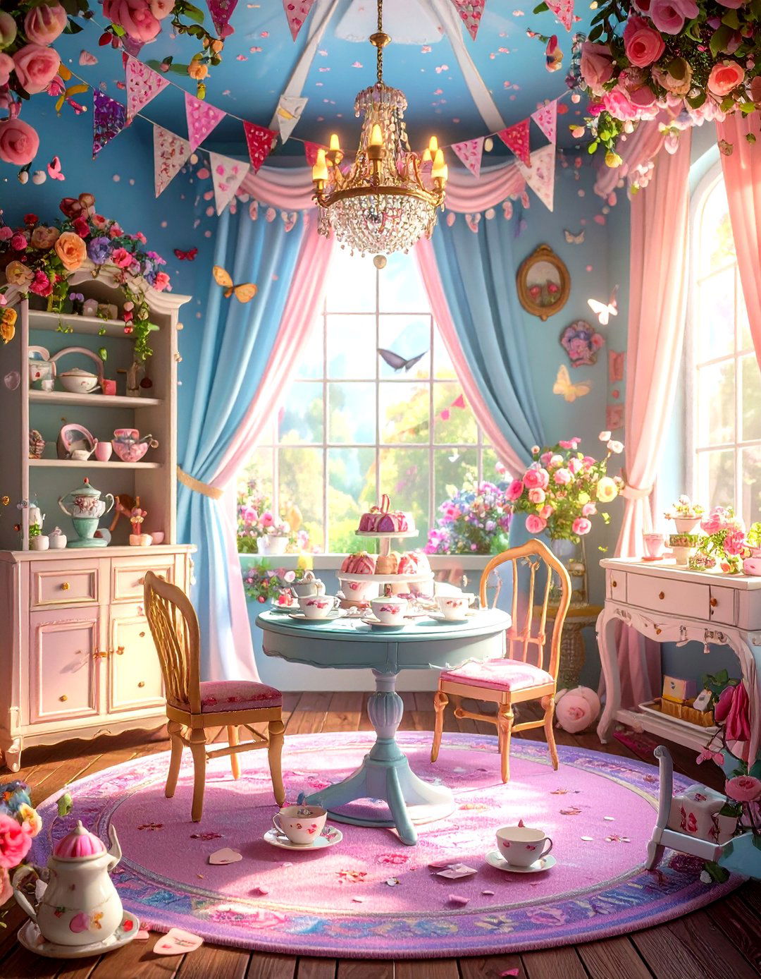 Alice in Wonderland Tea Party - 24 Disney Nursery Ideas