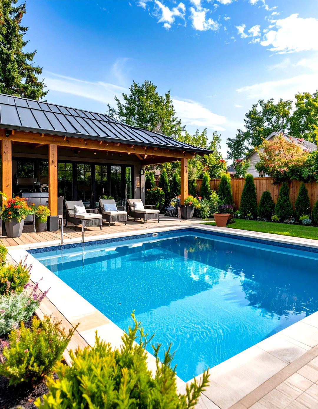 All Season Pool Environment - 24 Pool Patio Ideas