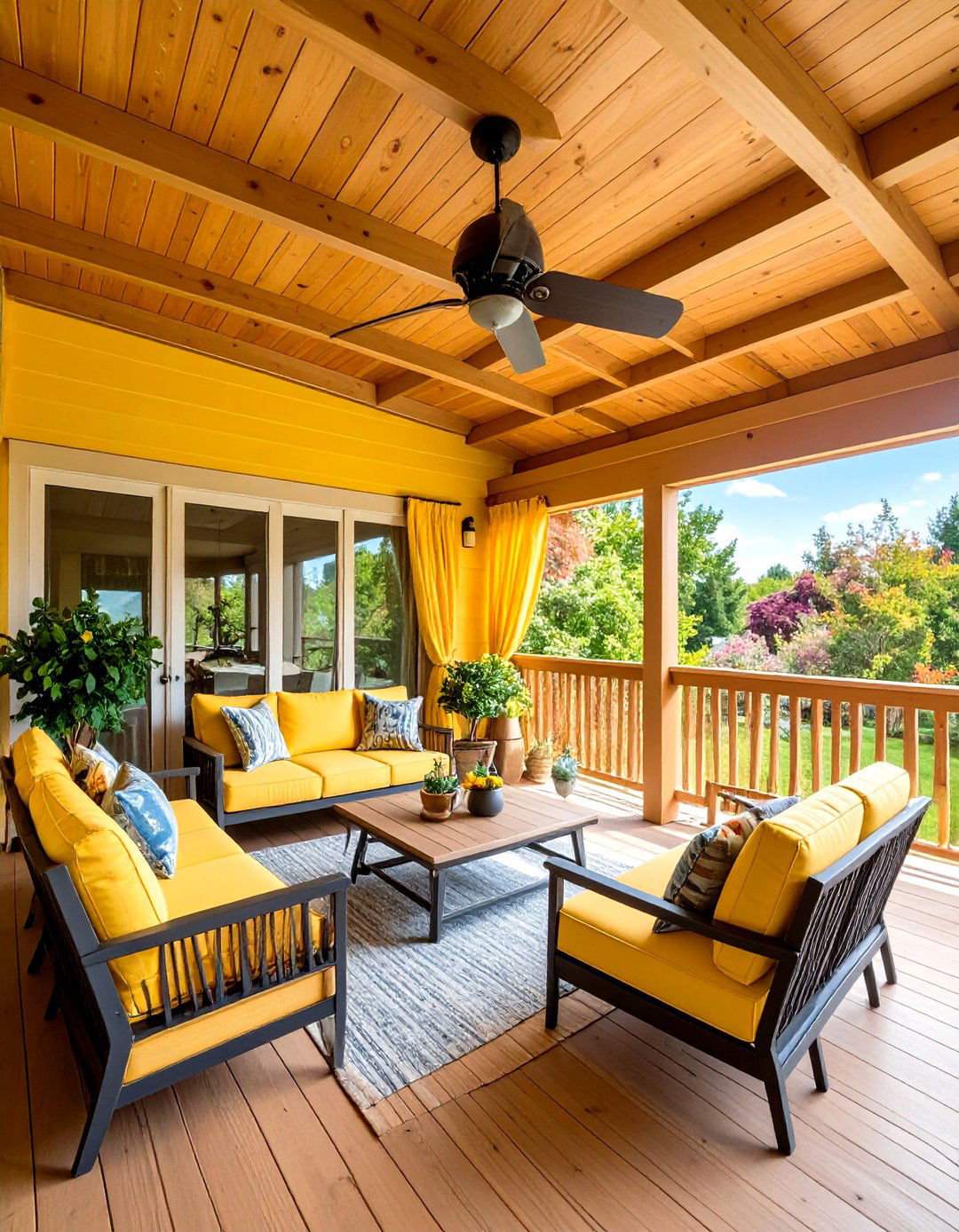 All Weather Covered Pavilion - 24 Large Balcony Ideas