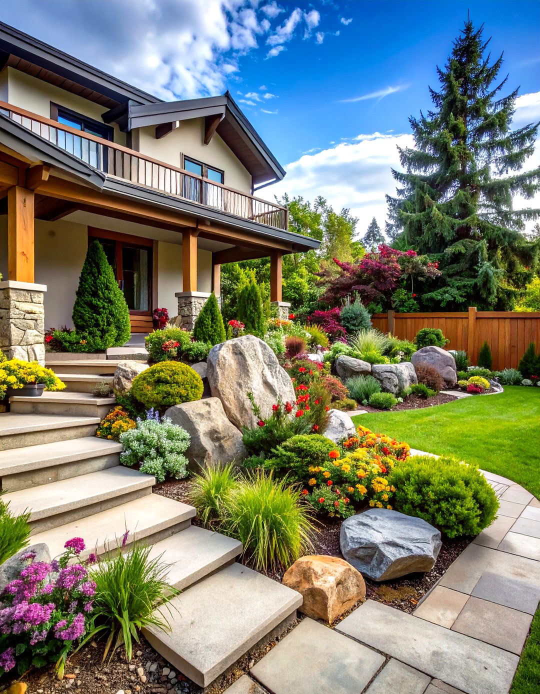 Alpine Mountain Rock Gardens - 24 Rock Landscaping Ideas