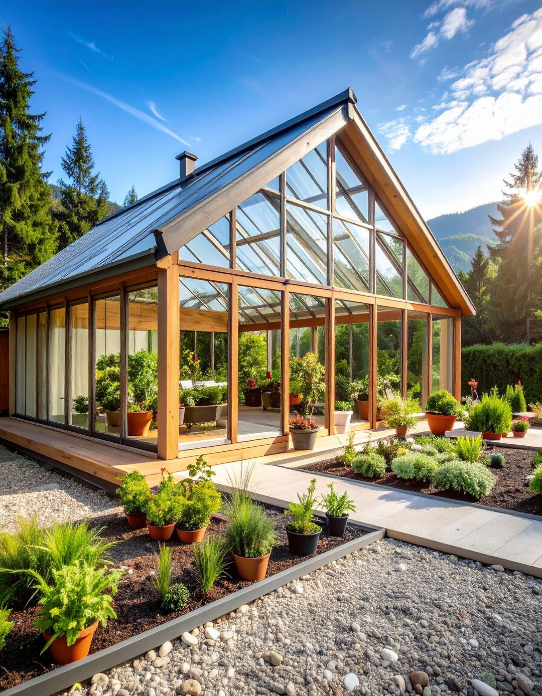 Alpine Plant Porch Greenhouse - 24 Porch Greenhouse Ideas