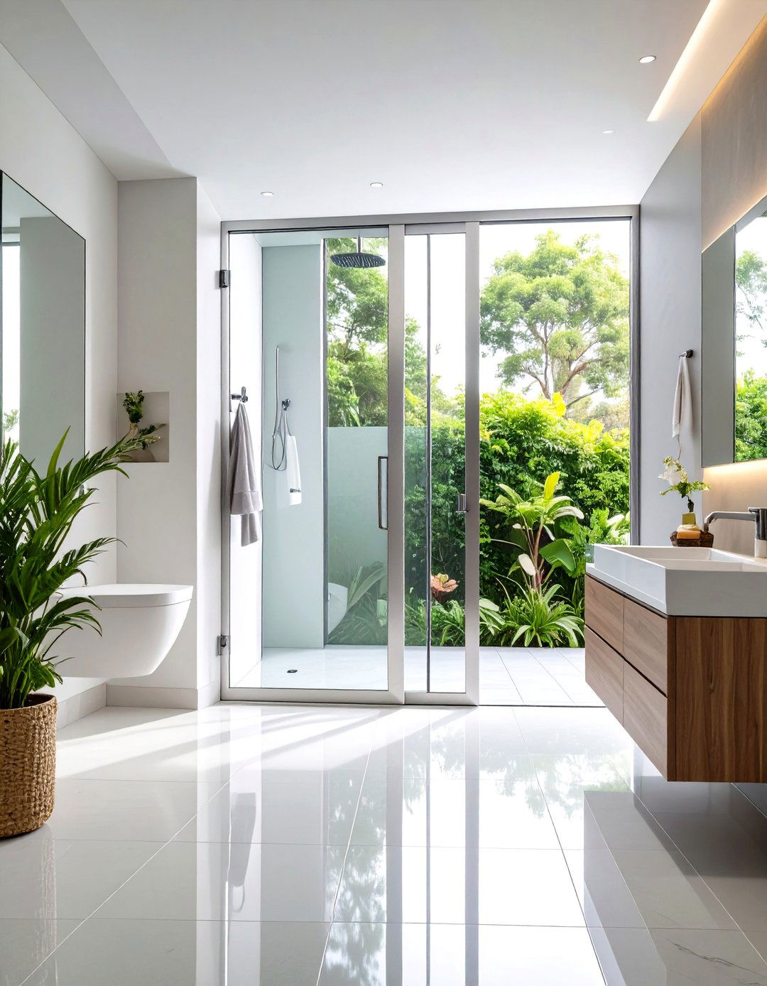 Aluminum Bathroom Doors - 24 Bathroom Door Ideas