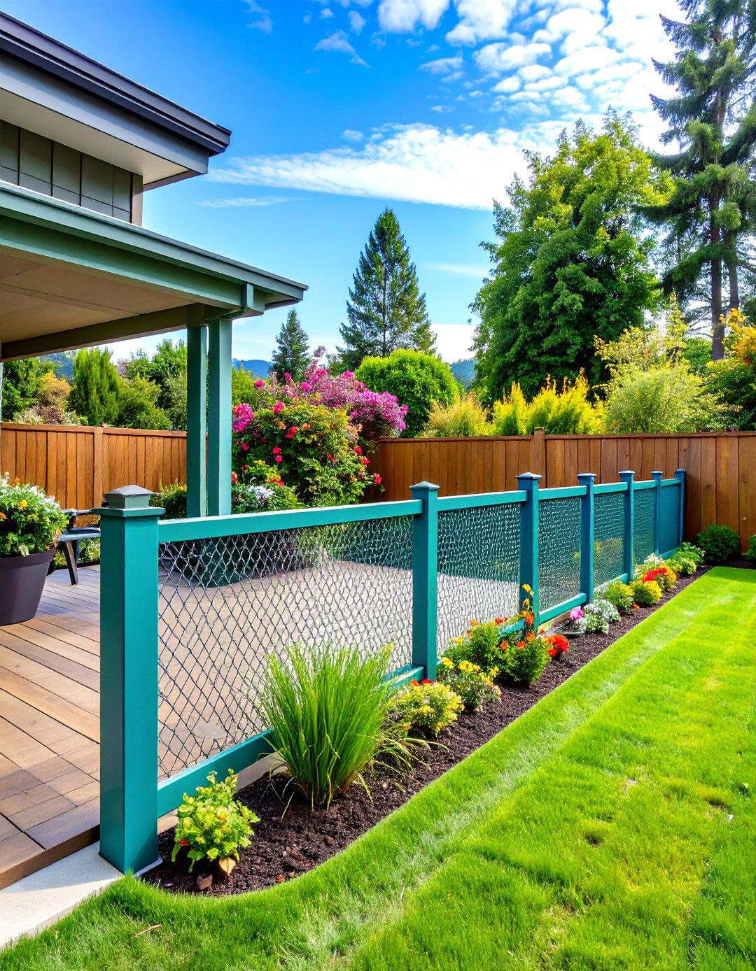 Aluminum Frame Low Maintenance System - 24 Hog Wire Deck Railing Ideas