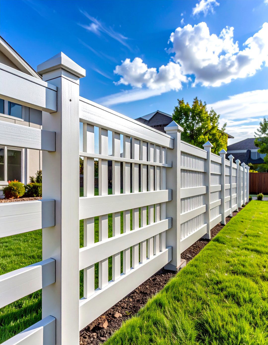 Aluminum Low Maintenance Ranch Rail - 24 Split Rail Fence Ideas