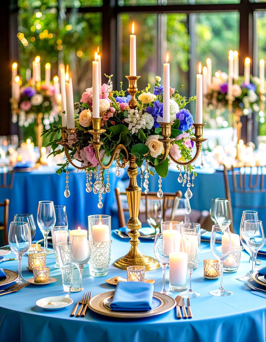 Ambient Candle Lighting - 24 Wedding Table Decoration Ideas