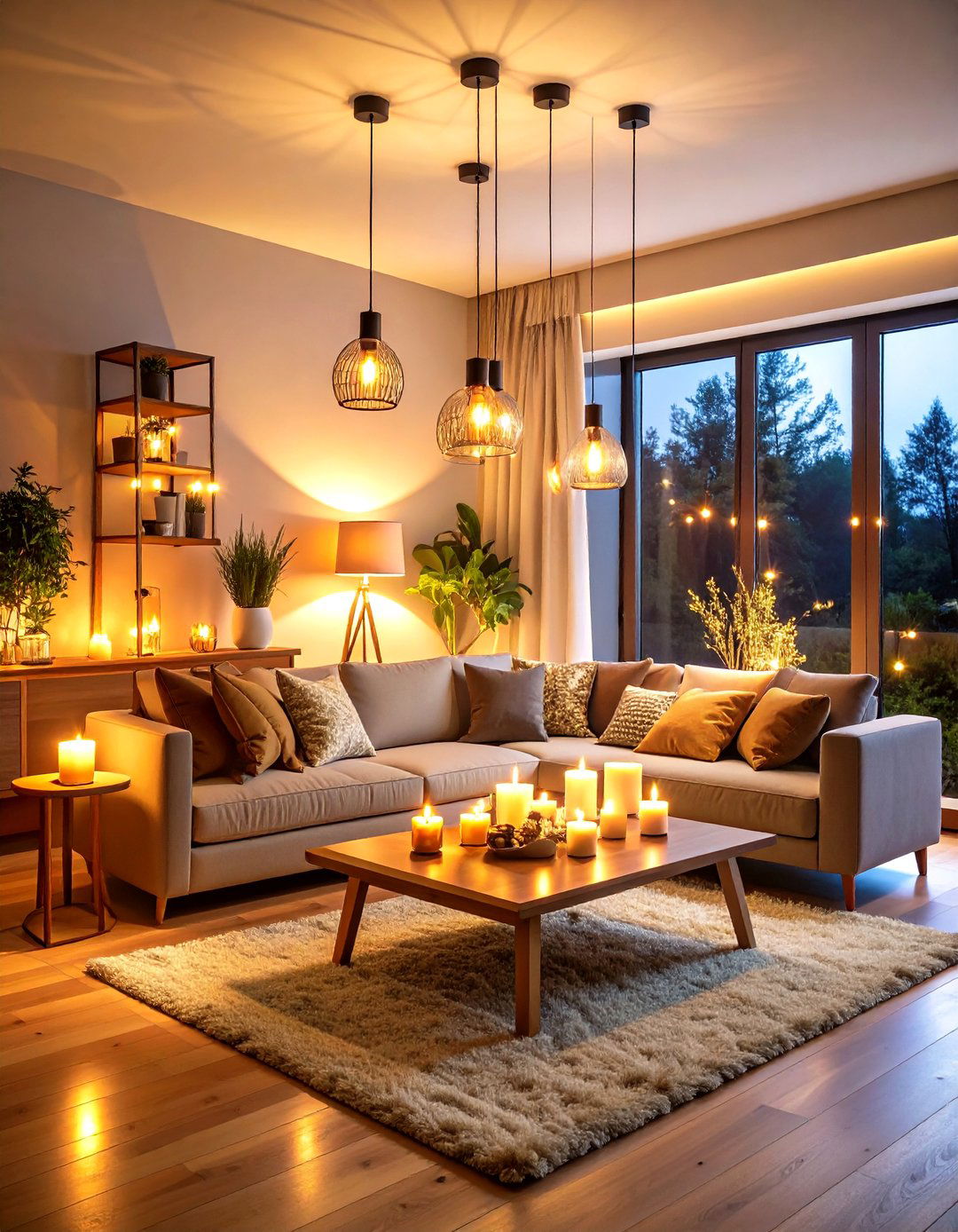 Ambient Lighting Design Scheme - 24 Housewarming Decoration Ideas
