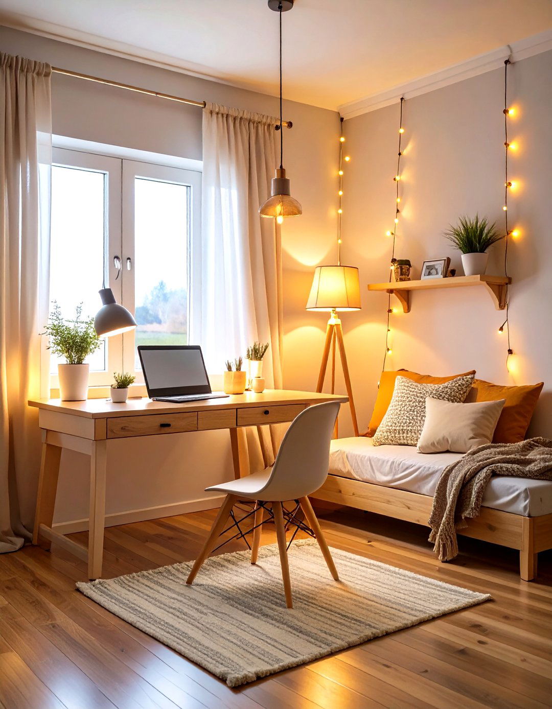 Ambient Lighting System - 24 Minimalist Dorm Room Ideas