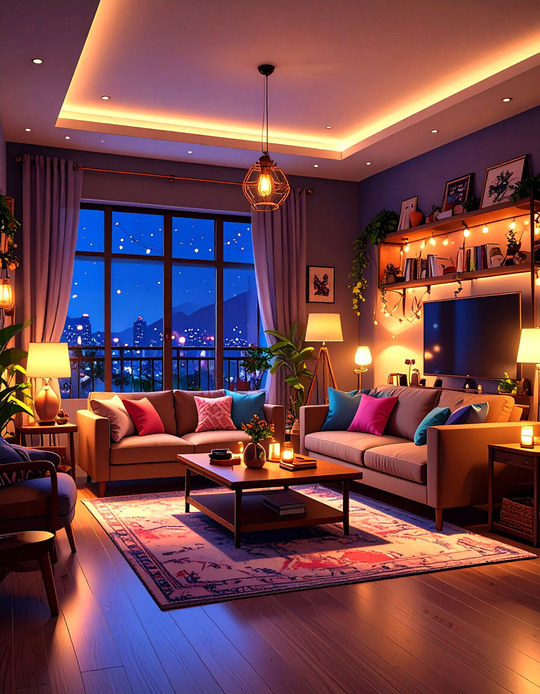 Ambient Mood Lighting - 24 Anime Room Ideas
