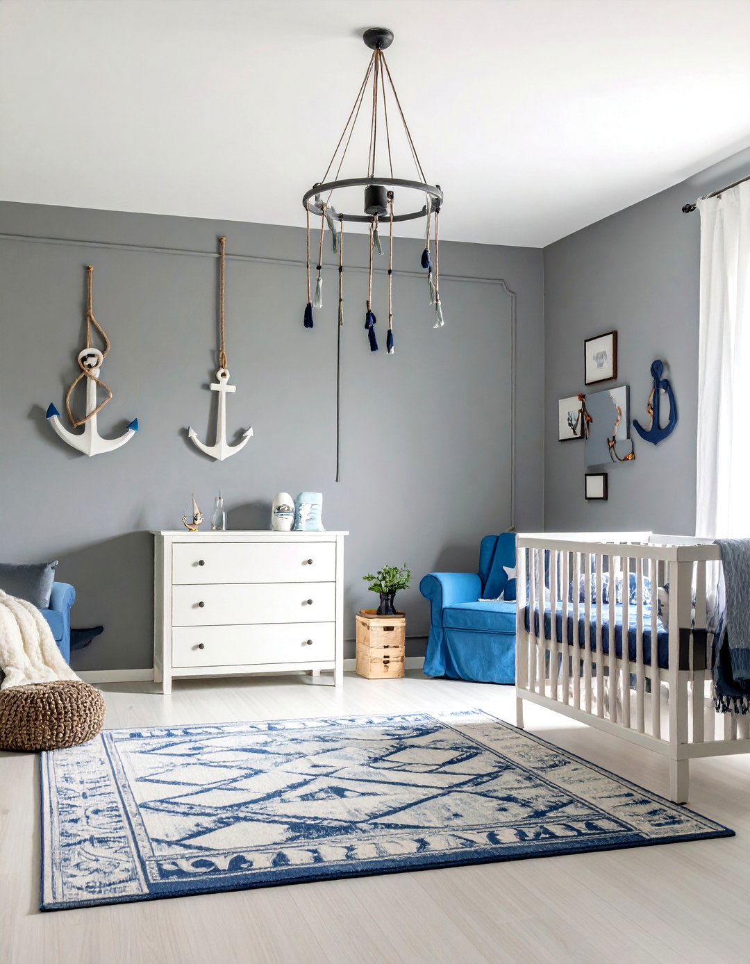 Anchor Away Coastal Haven - 24 Nautical Nursery Ideas
