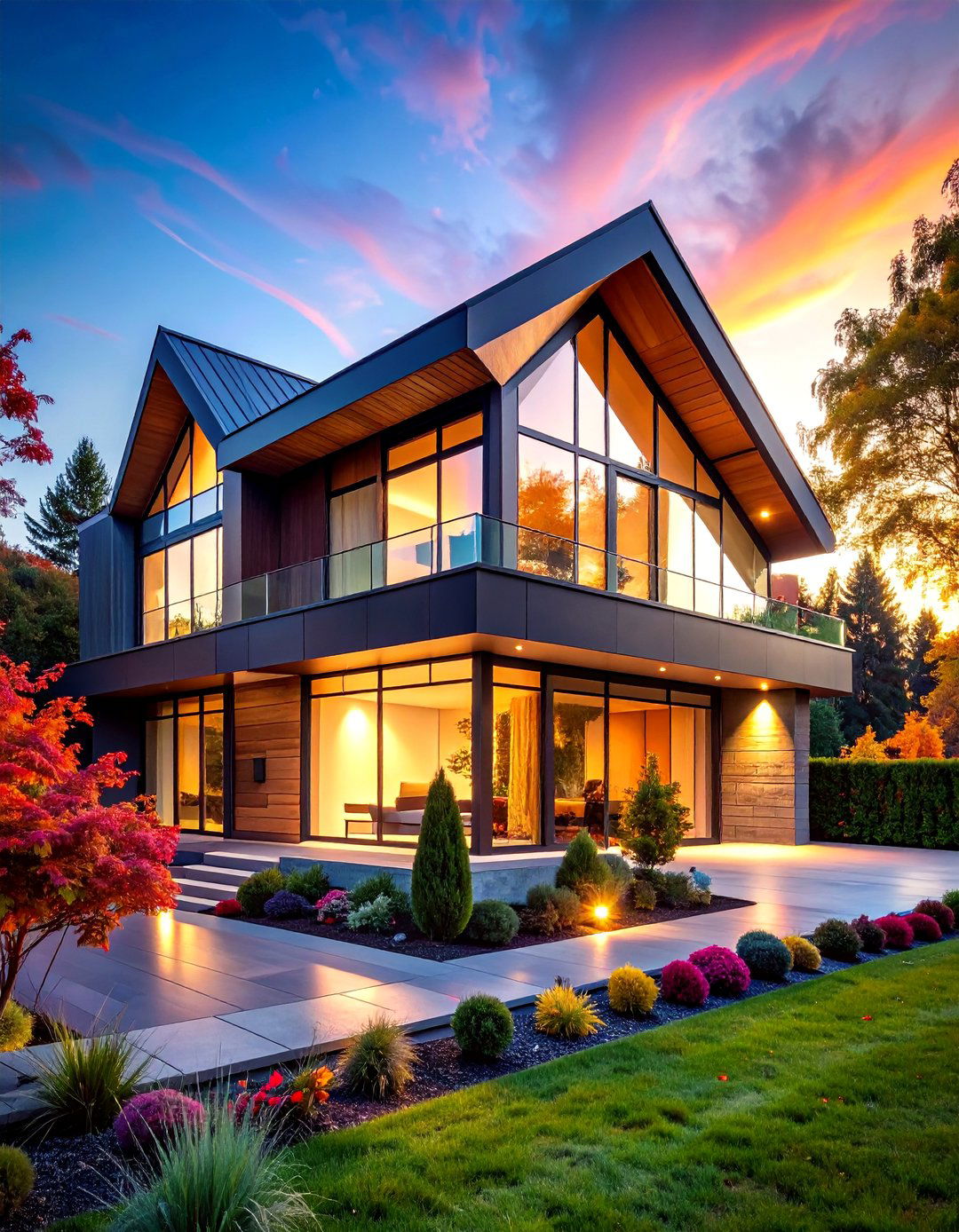 Angular Rooflines - 24 1980s House Exterior Ideas
