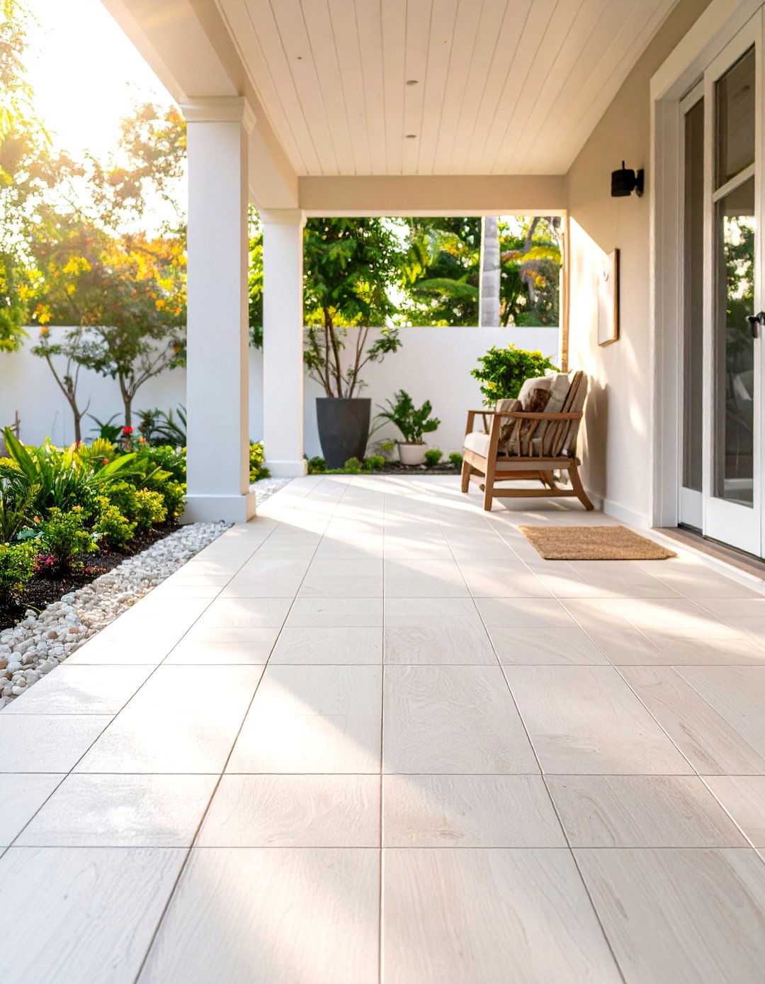 Anti Slip Textured Safety Tiles - 24 Front Porch Tile Ideas