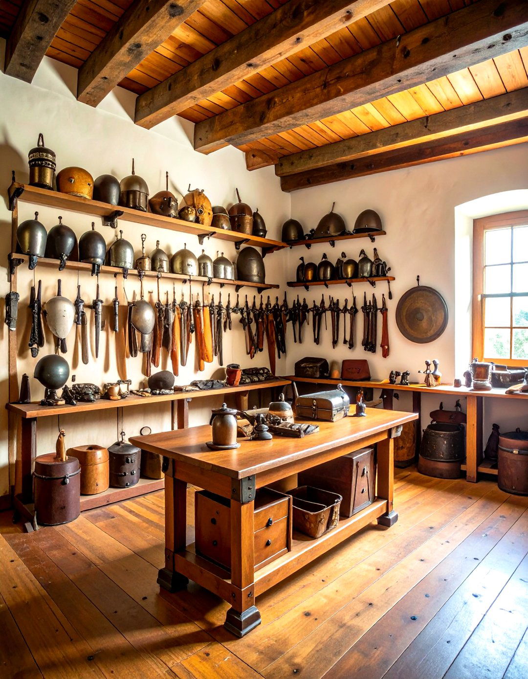 Antique Armory Theme - 24 Gun Wall Ideas