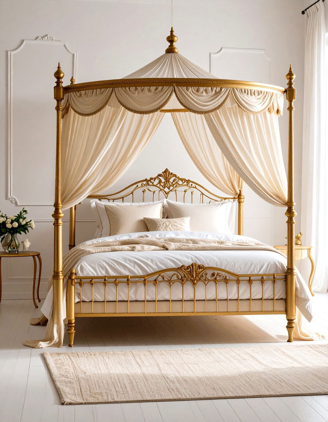 Antique Brass Canopy Bed Frame - 24 Canopy Bed Ideas