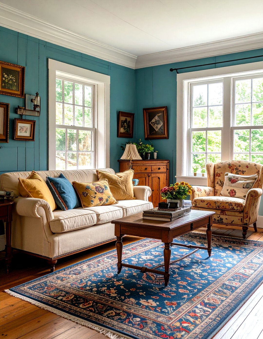 Antique Cottage Living Room Heritage - 24 Cottage Living Room Ideas