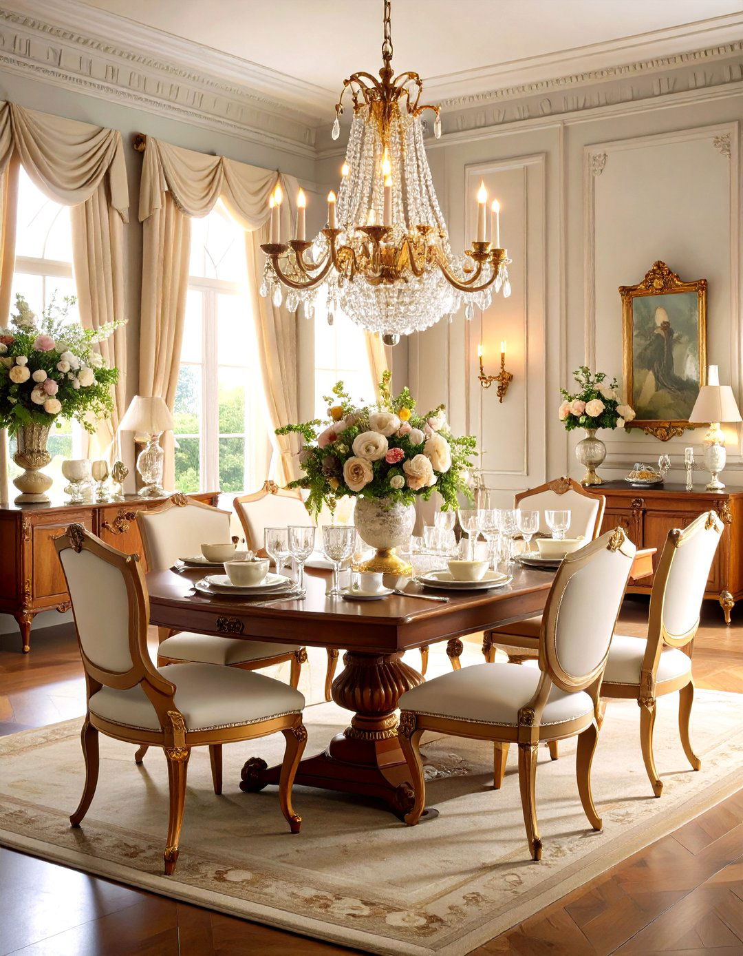 Antique Dining Room Grandeur - 24 Vintage Decor Ideas
