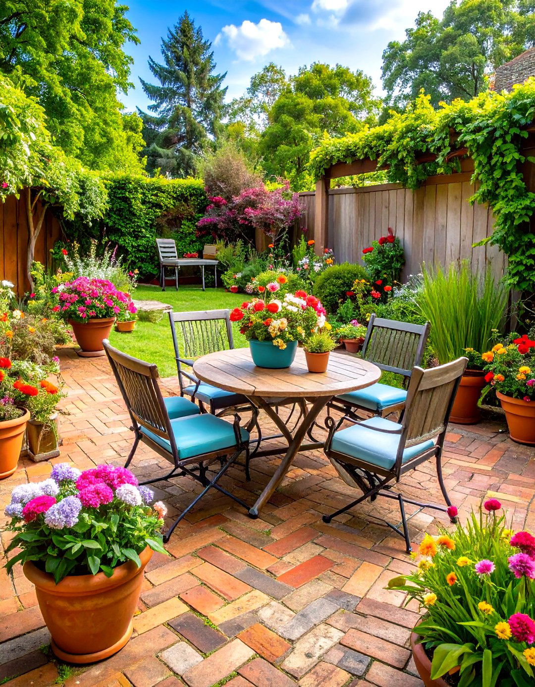 Antique Herringbone Brick Salvage Patio - 24 herringbone brick patio designs