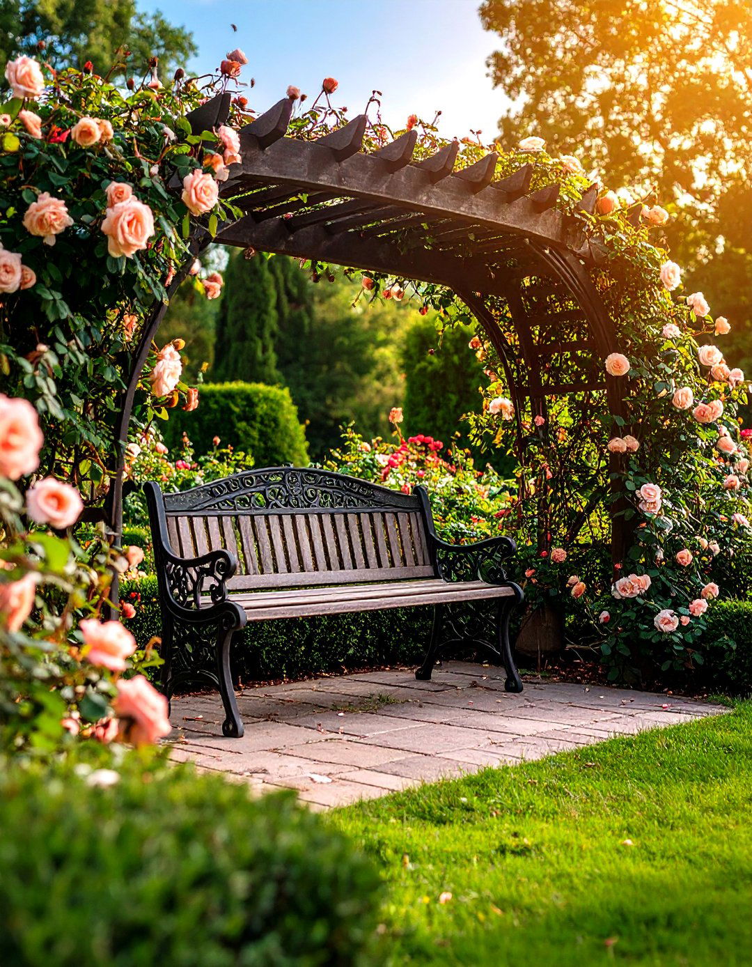 Antique Rose Garden Romance - 24 Vintage Garden Ideas