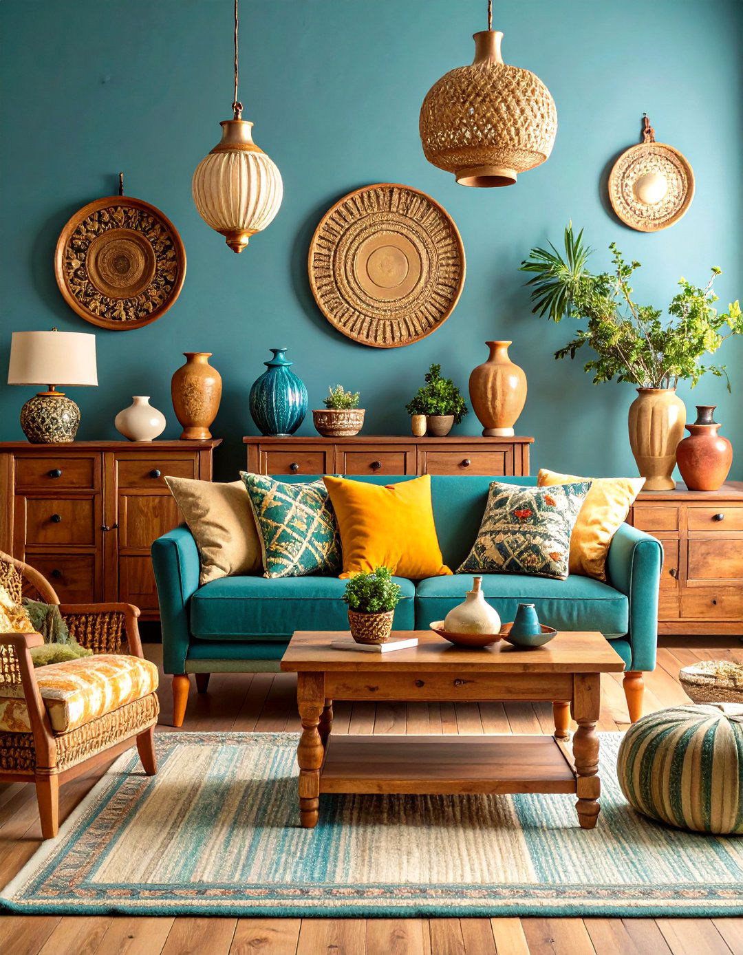 Antique and Vintage Accessories - 24 Mediterranean Living Room Ideas