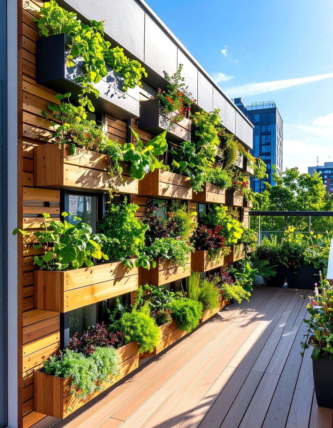 Apartment Balcony Garden Wall - 24 Vertical Garden Ideas