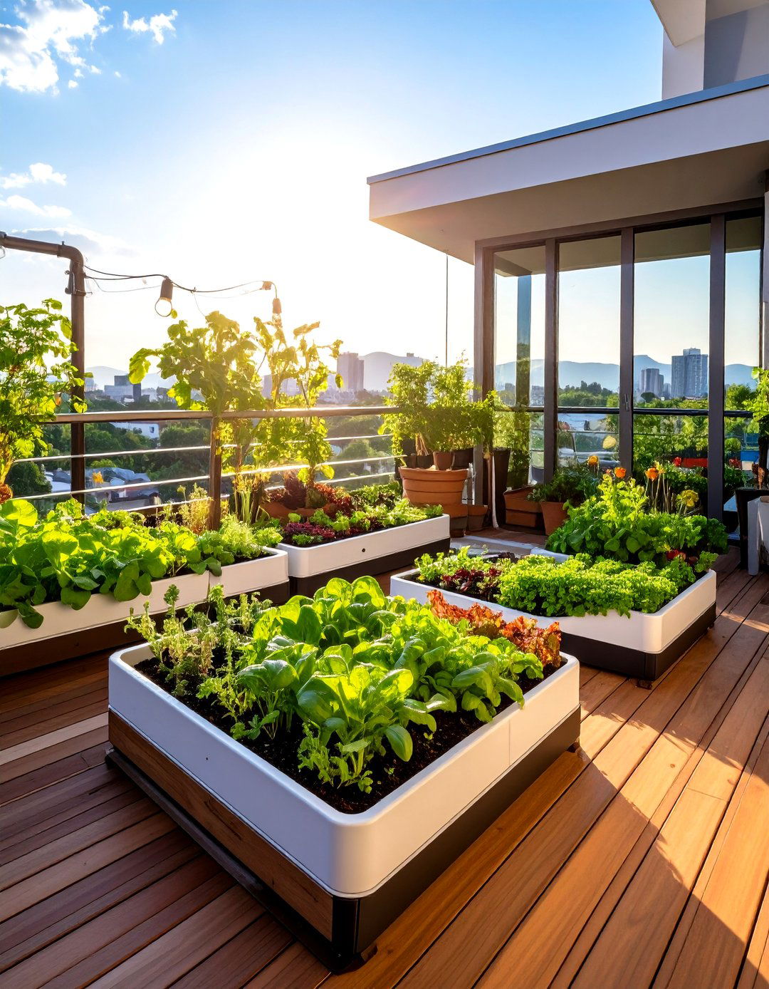 Aquaponics Balcony System - 24 Balcony Garden Ideas