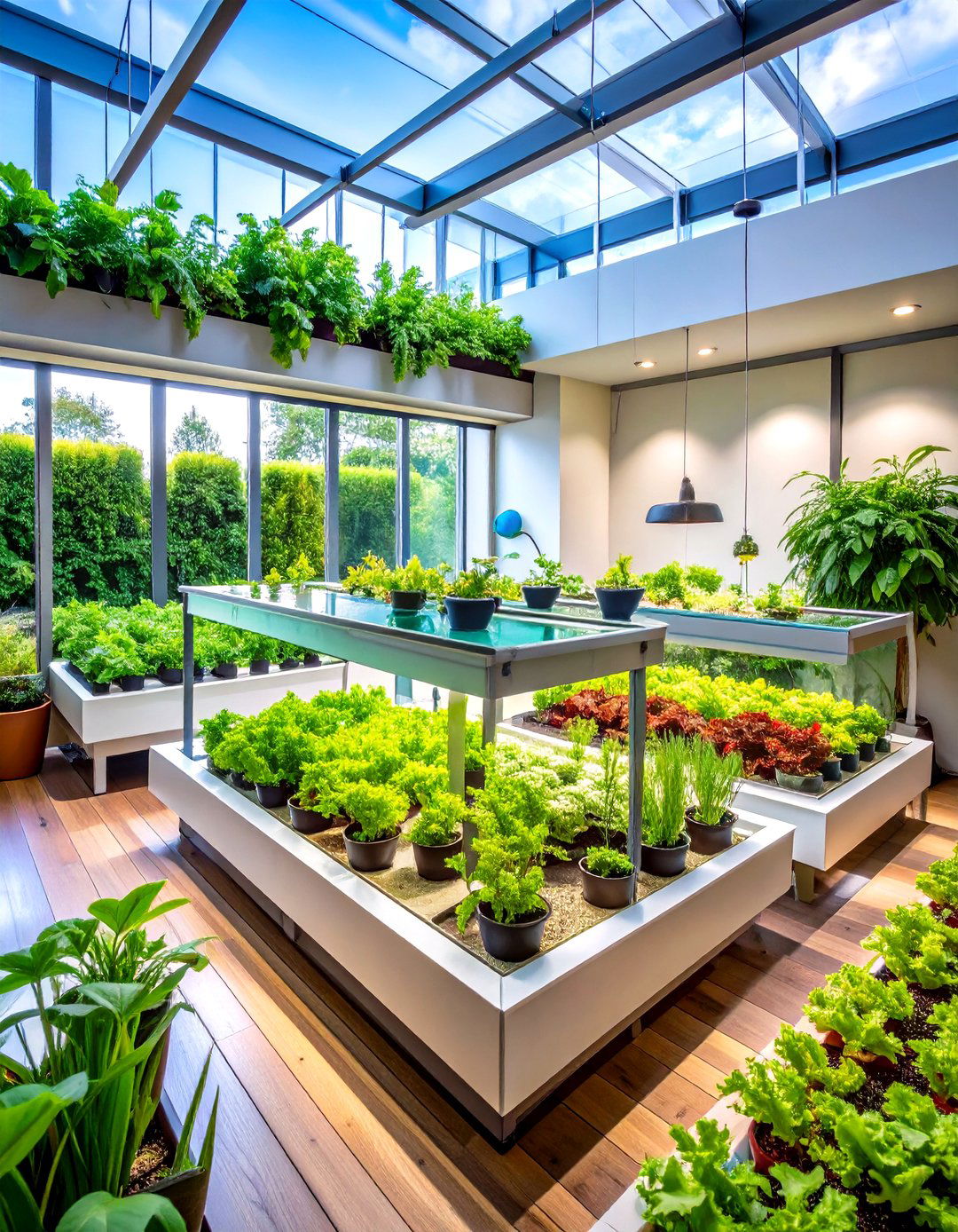 Aquaponics Fish Garden - 24 Indoor Garden Ideas